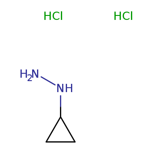 NNC1CC1.Cl.Cl