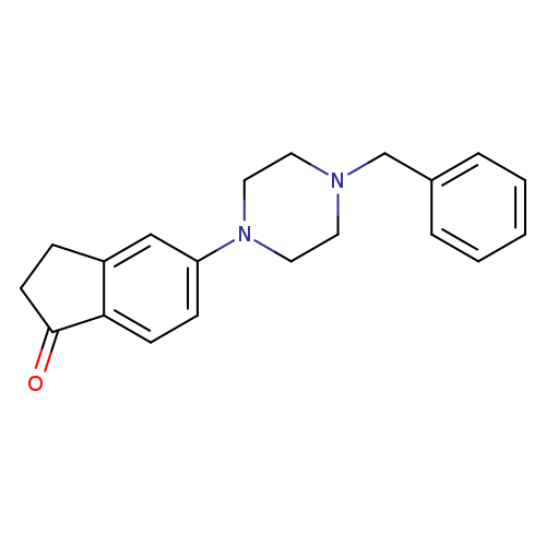 O=C1CCc2c1ccc(c2)N1CCN(CC1)Cc1ccccc1