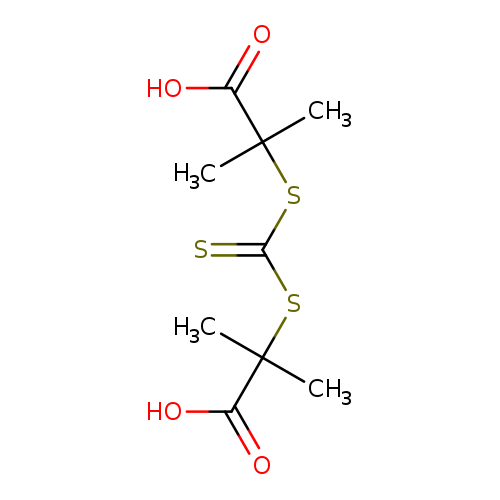 S=C(SC(C(=O)O)(C)C)SC(C(=O)O)(C)C