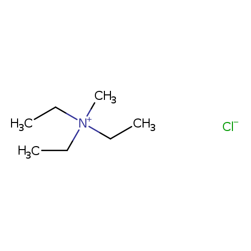 CC[N+](CC)(CC)C.[Cl-]