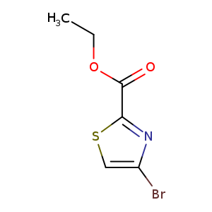 CCOC(=O)c1nc(cs1)Br