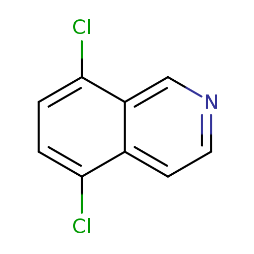 Clc1ccc(c2c1cncc2)Cl