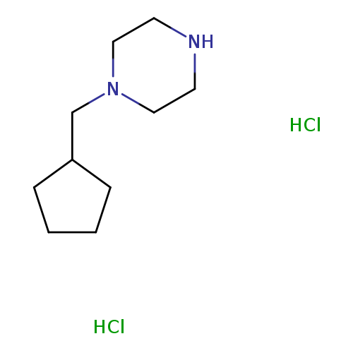 N1CCN(CC1)CC1CCCC1.Cl.Cl