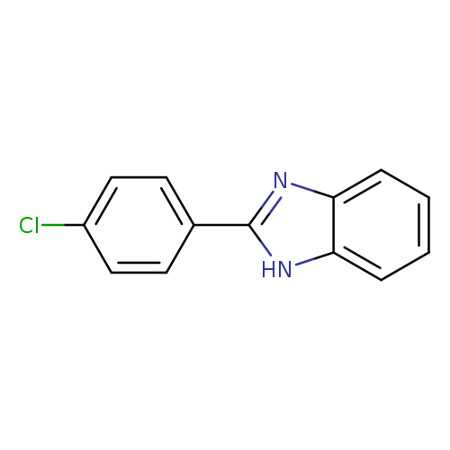 Clc1ccc(cc1)c1nc2c([nH]1)cccc2