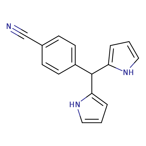 N#Cc1ccc(cc1)C(c1ccc[nH]1)c1ccc[nH]1