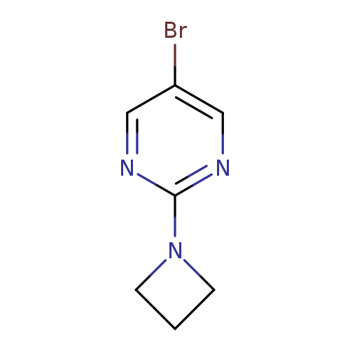 Brc1cnc(nc1)N1CCC1