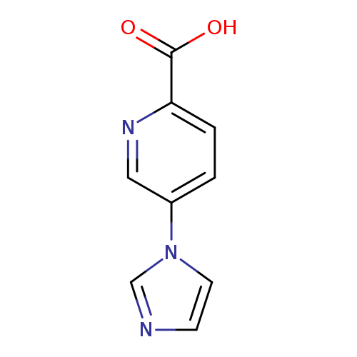 OC(=O)c1ccc(cn1)n1cncc1