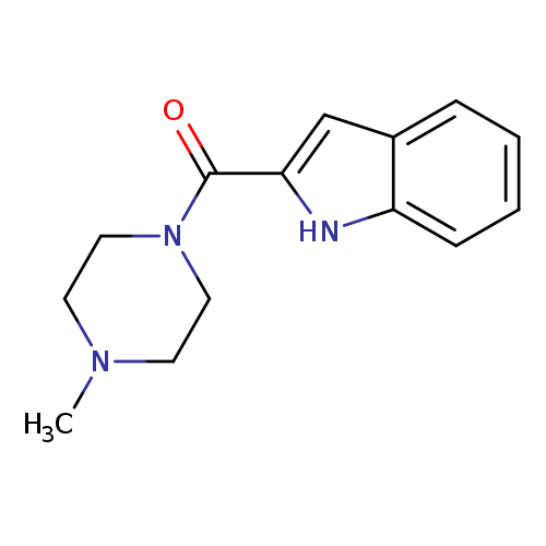 CN1CCN(CC1)C(=O)c1cc2c([nH]1)cccc2