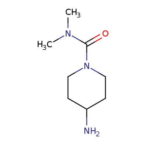 NC1CCN(CC1)C(=O)N(C)C