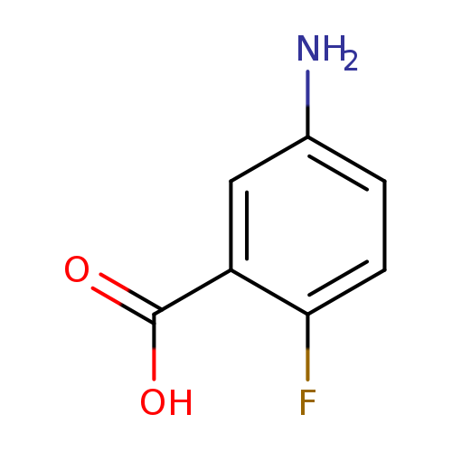 Nc1ccc(c(c1)C(=O)O)F