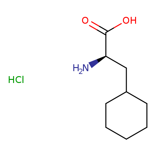 N[C@@H](C(=O)O)CC1CCCCC1.Cl
