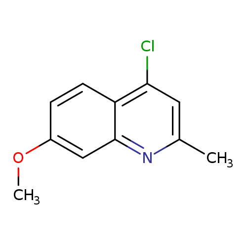 COc1ccc2c(c1)nc(cc2Cl)C