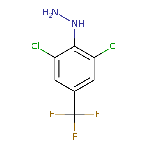 NNc1c(Cl)cc(cc1Cl)C(F)(F)F