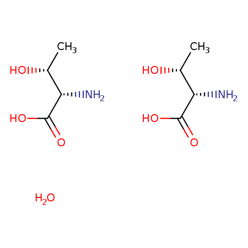 C[C@H]([C@@H](C(=O)O)N)O.C[C@H]([C@@H](C(=O)O)N)O.O