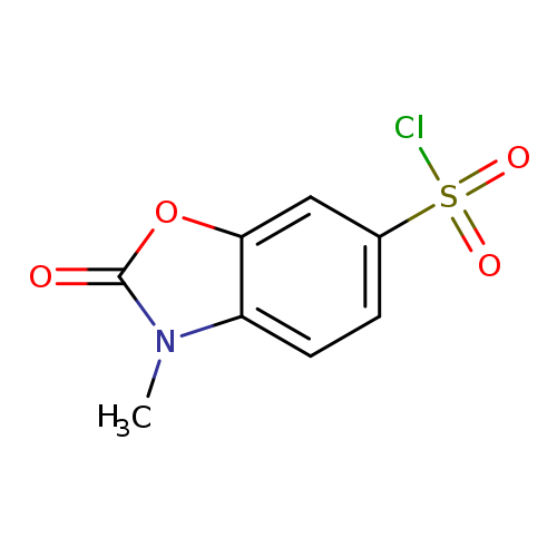 Cn1c(=O)oc2c1ccc(c2)S(=O)(=O)Cl