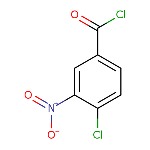 [O-][N+](=O)c1cc(ccc1Cl)C(=O)Cl