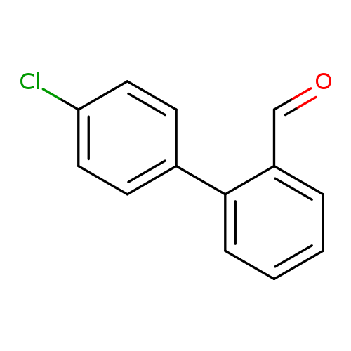 O=Cc1ccccc1c1ccc(cc1)Cl