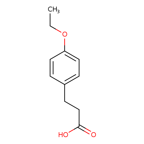 CCOc1ccc(cc1)CCC(=O)O