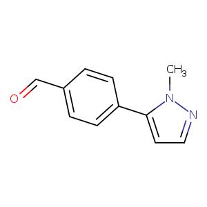 O=Cc1ccc(cc1)c1ccnn1C