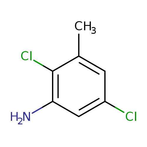 Clc1cc(C)c(c(c1)N)Cl