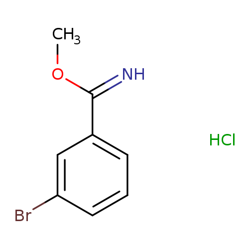 COC(=N)c1cccc(c1)Br.Cl