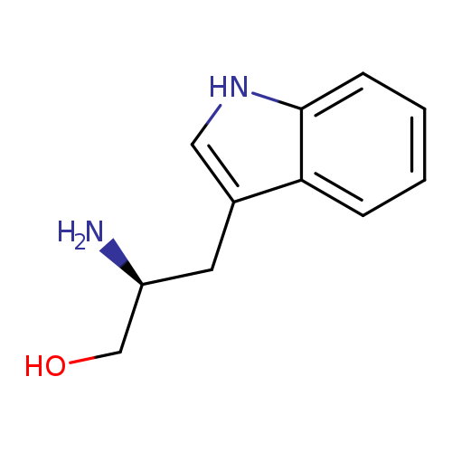 OC[C@H](Cc1c[nH]c2c1cccc2)N