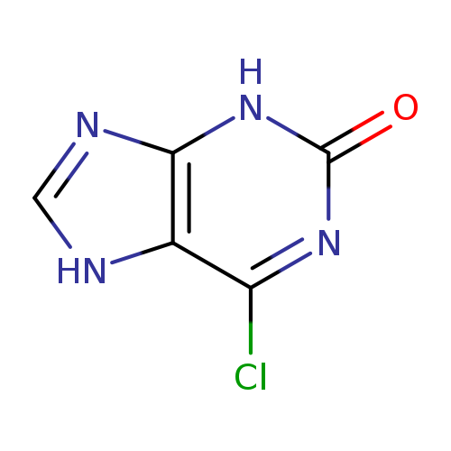 O=c1nc(Cl)c2c([nH]1)nc[nH]2