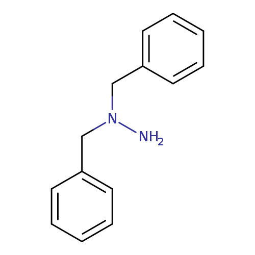 NN(Cc1ccccc1)Cc1ccccc1