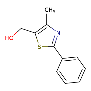 OCc1sc(nc1C)c1ccccc1