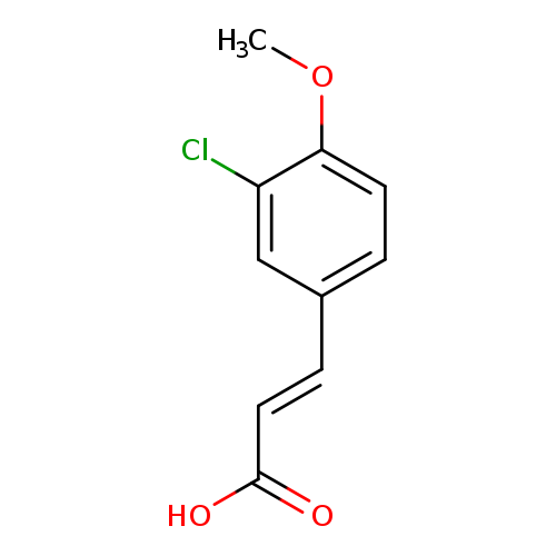 COc1ccc(cc1Cl)/C=C/C(=O)O
