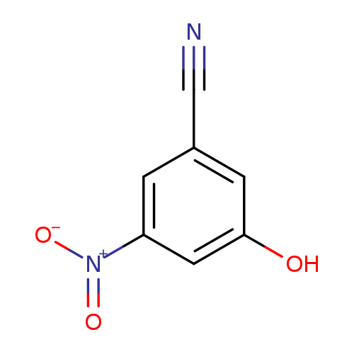 N#Cc1cc(O)cc(c1)[N+](=O)[O-]