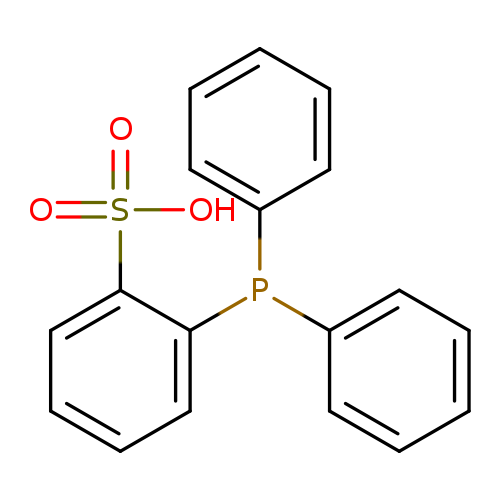 OS(=O)(=O)c1ccccc1P(c1ccccc1)c1ccccc1