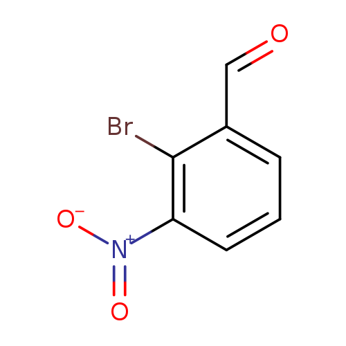 O=Cc1cccc(c1Br)[N+](=O)[O-]