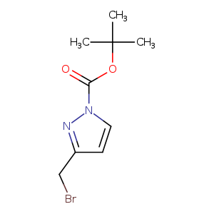 BrCc1ccn(n1)C(=O)OC(C)(C)C
