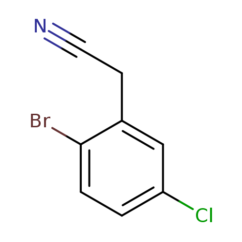 Clc1cc(CC#N)c(cc1)Br