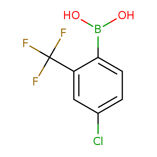 Clc1ccc(c(c1)C(F)(F)F)B(O)O