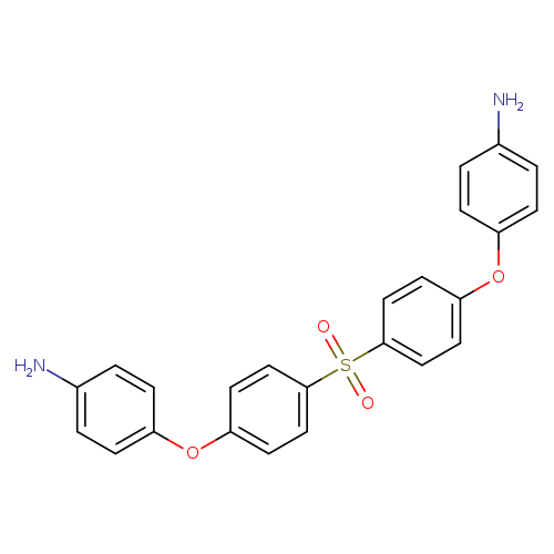 Nc1ccc(cc1)Oc1ccc(cc1)S(=O)(=O)c1ccc(cc1)Oc1ccc(cc1)N