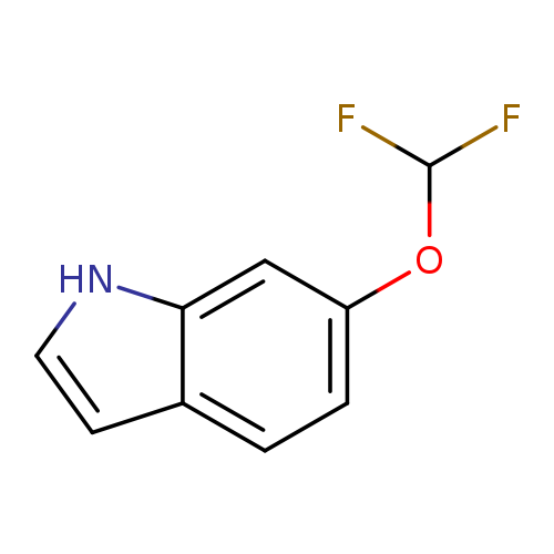 FC(Oc1ccc2c(c1)[nH]cc2)F