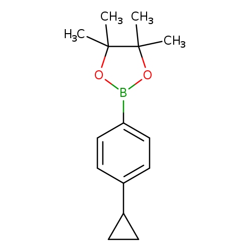 CC1(C)OB(OC1(C)C)c1ccc(cc1)C1CC1