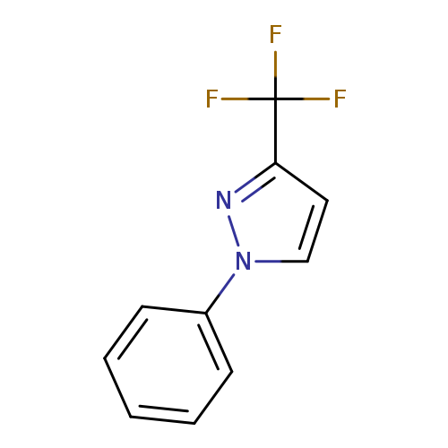 FC(c1ccn(n1)c1ccccc1)(F)F