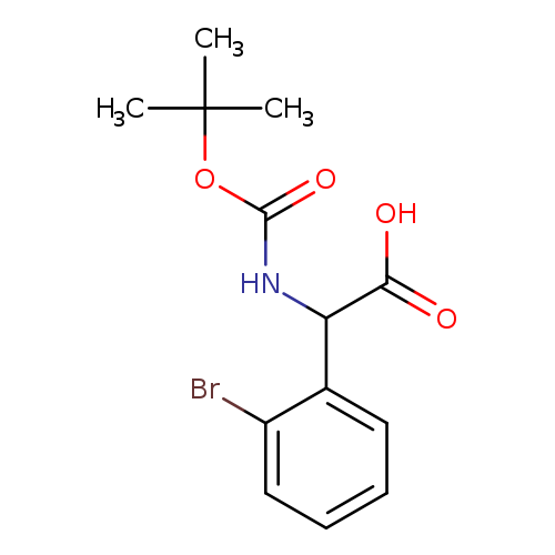 O=C(OC(C)(C)C)NC(c1ccccc1Br)C(=O)O