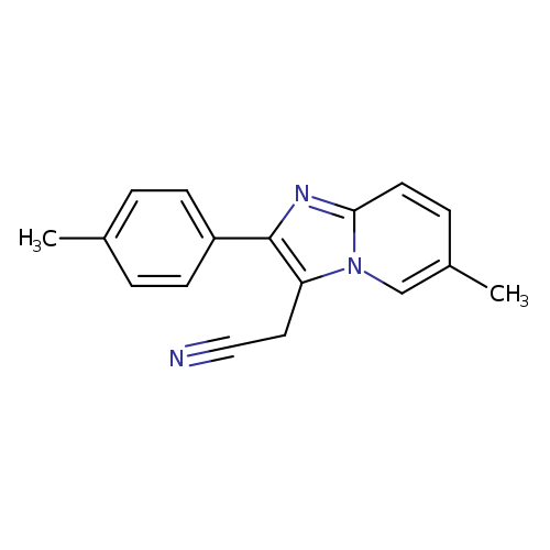 N#CCc1c(nc2n1cc(C)cc2)c1ccc(cc1)C