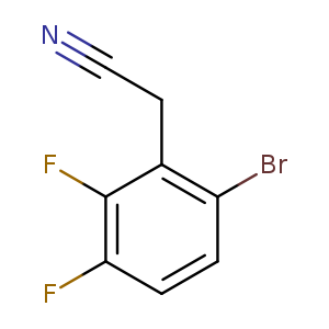 N#CCC1=C(Br)C=CC(F)=C1F