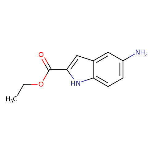 CCOC(=O)c1cc2c([nH]1)ccc(c2)N