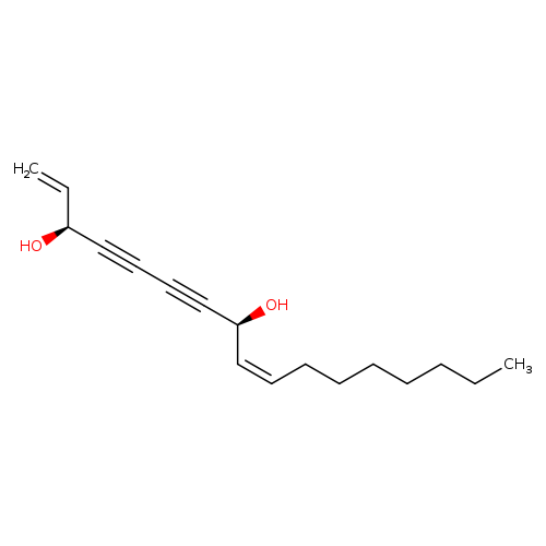 CCCCCCC/C=C\[C@@H](C#CC#C[C@H](C=C)O)O