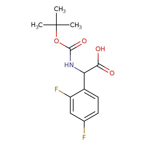 O=C(OC(C)(C)C)NC(c1ccc(cc1F)F)C(=O)O