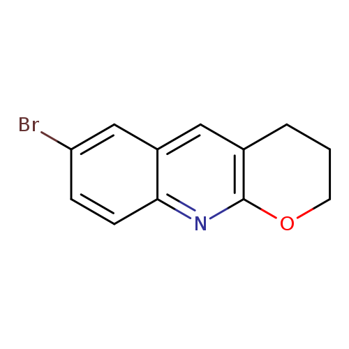 Brc1ccc2c(c1)cc1c(n2)OCCC1