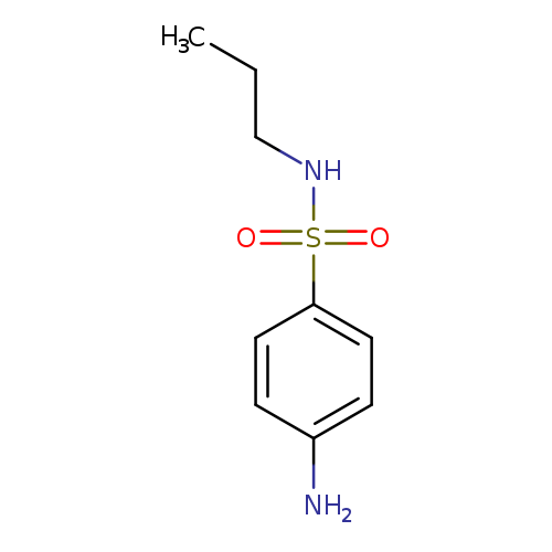 CCCNS(=O)(=O)c1ccc(cc1)N