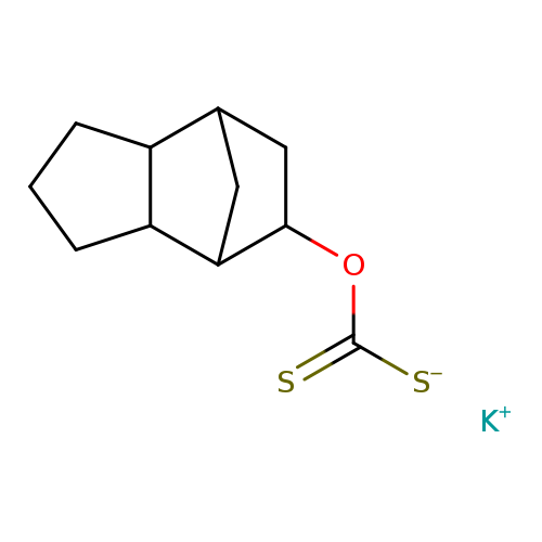 [S-]C(=S)OC1CC2CC1C1C2CCC1.[K+]