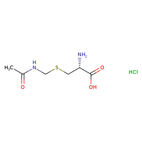 CC(=O)NCSC[C@@H](C(=O)O)N.Cl